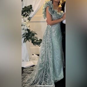 Catwalk couture formal evening gown!